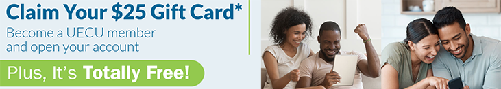 Claim your $25 gift card*. Membership is free.
